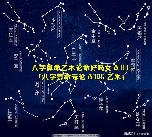 八字算命乙木论命好吗女 🐈 「八字算命专论 🐋 乙木」
